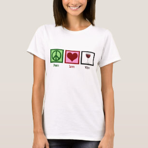 平和愛ワイン Tシャツ