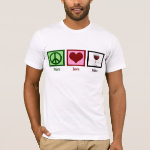 平和愛ワイン Tシャツ