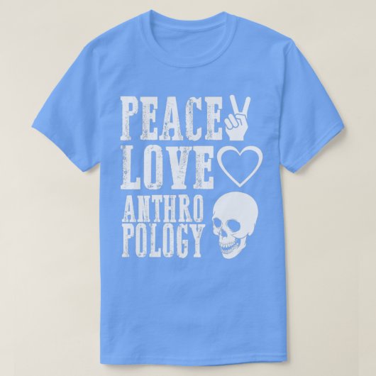 平和愛人類学3 Tシャツ (デザイン正面)