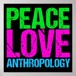 平和愛人類学 ポスター