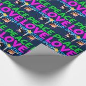 平和愛体操かわいい体操女子 ラッピングペーパー (角)