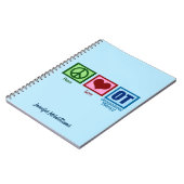 平和愛作業療法のカスタムOT ノートブック (左側)