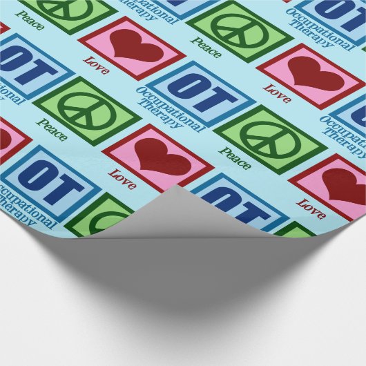 平和愛作業療法のクリスマス ラッピングペーパー (角)