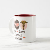 平和愛内科のマグ ツートーンマグカップ (正面左)