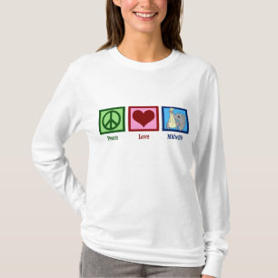 平和愛助産婦 Tシャツ