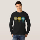 平和愛医学の援助 Tシャツ (正面フル)