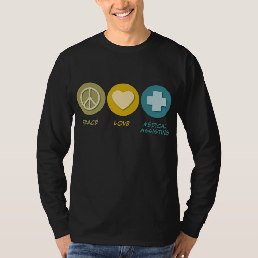 平和愛医学の援助 Tシャツ (正面)