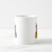 平和愛及び音楽 コーヒーマグカップ (中央)