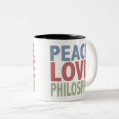 平和愛哲学 ツートーンマグカップ (正面右)