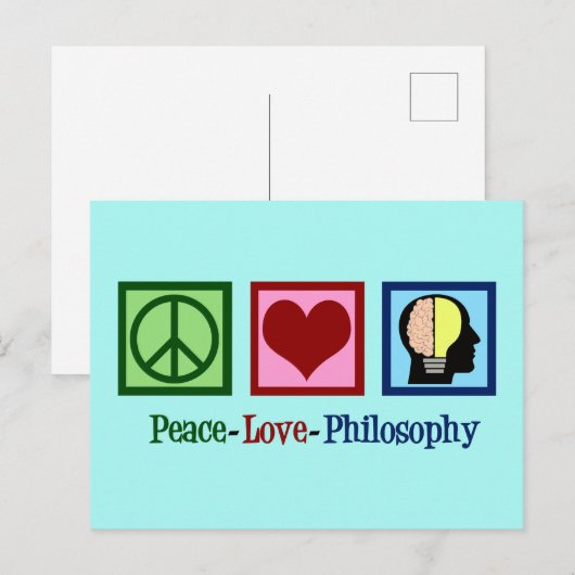 平和愛哲学 ポストカード (正面/裏面)