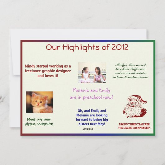 平和愛喜びのクリスマスの写真カード- 2つは味方しました シーズンカード (裏面)