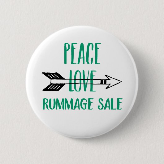 平和愛在庫一掃セールボタン 缶バッジ (正面)