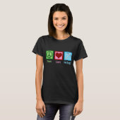 平和愛地質学 Tシャツ (正面フル)
