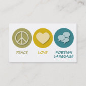 平和愛外国語 名刺 (裏面)