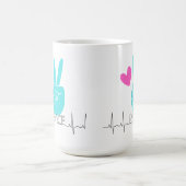 平和愛好家クラシックマグ コーヒーマグカップ (中央)