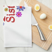 平和愛姉妹 キッチンタオル (四つ折り)
