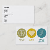 平和愛宇宙旅行 名刺 (正面/裏面)