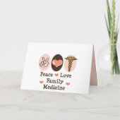 平和愛家庭医学挨拶カード カード (裏面)