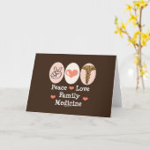 平和愛家庭医学挨拶カード カード (黄色い花)