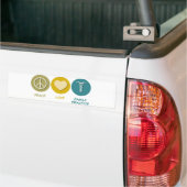 平和愛家族の練習 バンパーステッカー (トラック上)