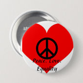 平和愛平等 缶バッジ (正面&裏面)