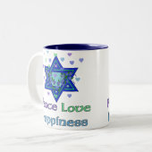 平和愛幸福 ツートーンマグカップ (正面左)
