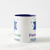 平和愛幸福 ツートーンマグカップ (中央)