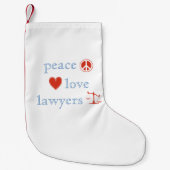 平和愛弁護士 スモールクリスマスストッキング (正面)