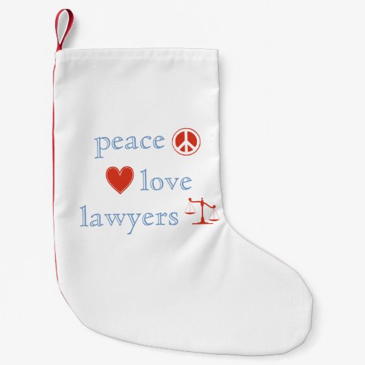 平和愛弁護士 スモールクリスマスストッキング (正面)