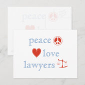 平和愛弁護士 ポストカード (正面/裏面)