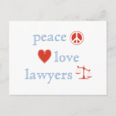 平和愛弁護士 ポストカード (正面)