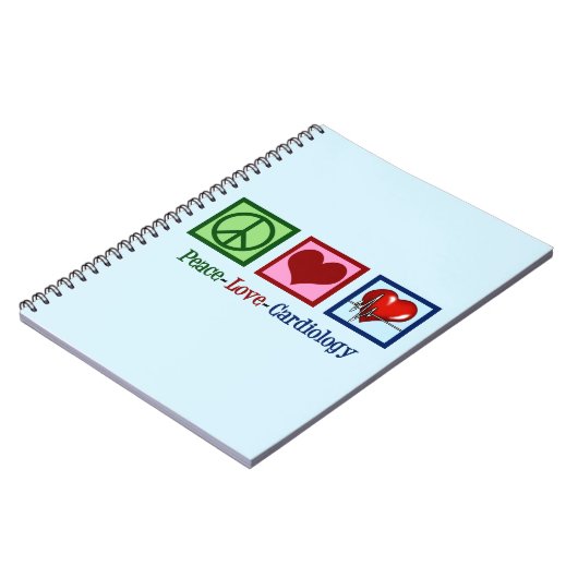 平和愛心臓学のクリスマス ノートブック (左側)