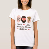 平和愛感染症薬のTシャツ Tシャツ (正面)