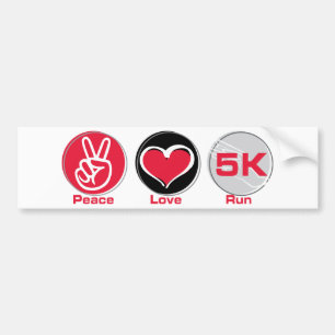 平和愛操業5K バンパーステッカー