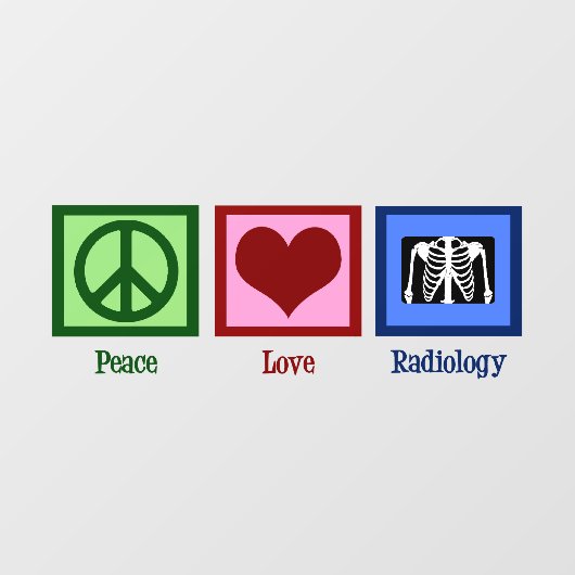 平和愛放射線科かわいい放射線科医 ウィンドウサイン (シート)