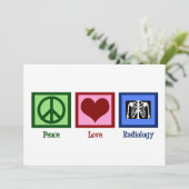 平和愛放射線科かわいい放射線科医 カード (スタンド正面)