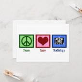 平和愛放射線科かわいい放射線科医 カード (正面/裏面インサイチュ)