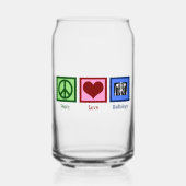 平和愛放射線科かわいい放射線科医 ガラス缶 (正面)