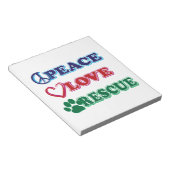 平和愛救助 ノートパッド (アングル)