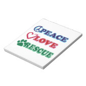 平和愛救助 ノートパッド (回転)