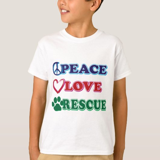 平和愛救助 Tシャツ (正面)