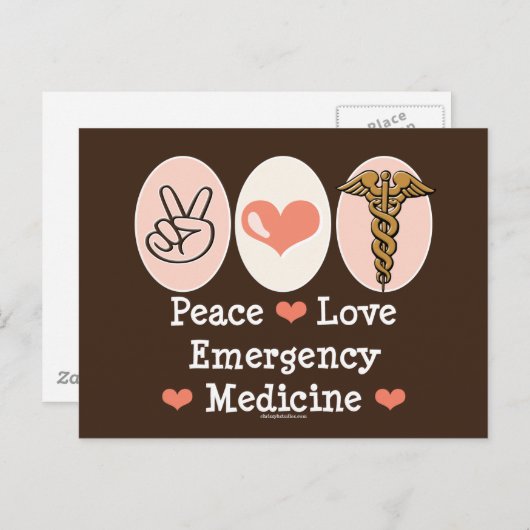 平和愛救急医療はがき ポストカード (正面/裏面)