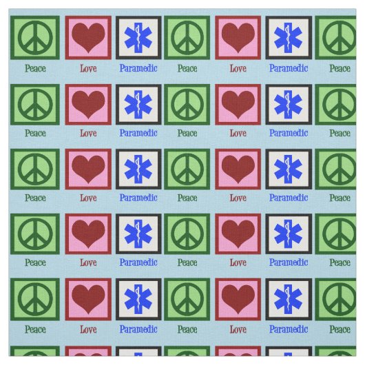 平和愛救急医療隊員 ファブリック (見本)