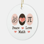 平和愛数学のオーナメント セラミックオーナメント (左)