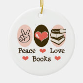 平和愛本のオーナメント セラミックオーナメント (正面)