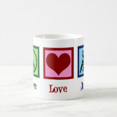 平和愛柔道 コーヒーマグカップ (中央)