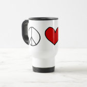 平和愛格言 トラベルマグ (正面左)