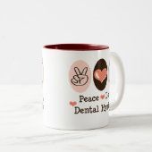 平和愛歯科衛生学のマグ ツートーンマグカップ (正面右)