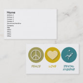 平和愛歯科衛生学 名刺 (正面/裏面)