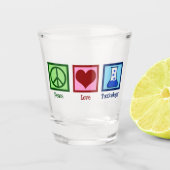 平和愛毒性学かわいい毒物学者 ショットグラス (正面)
